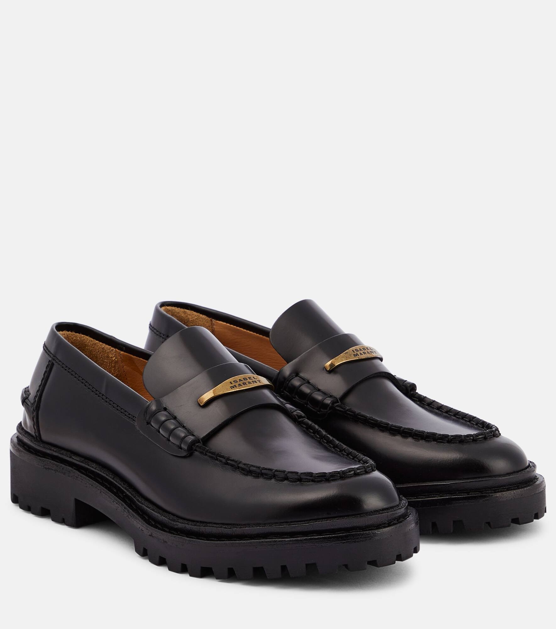 Frezza leather penny loafers - 1