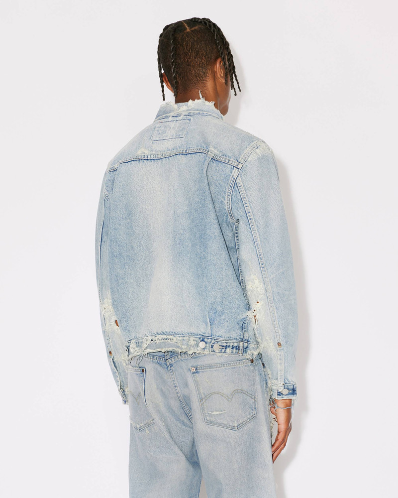KENZO x LEVI'S® Type II distressed genderless denim trucker jacket 12