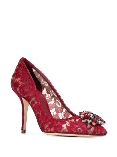 Dolce & Gabbana Belluci Taormina lace pumps outlook