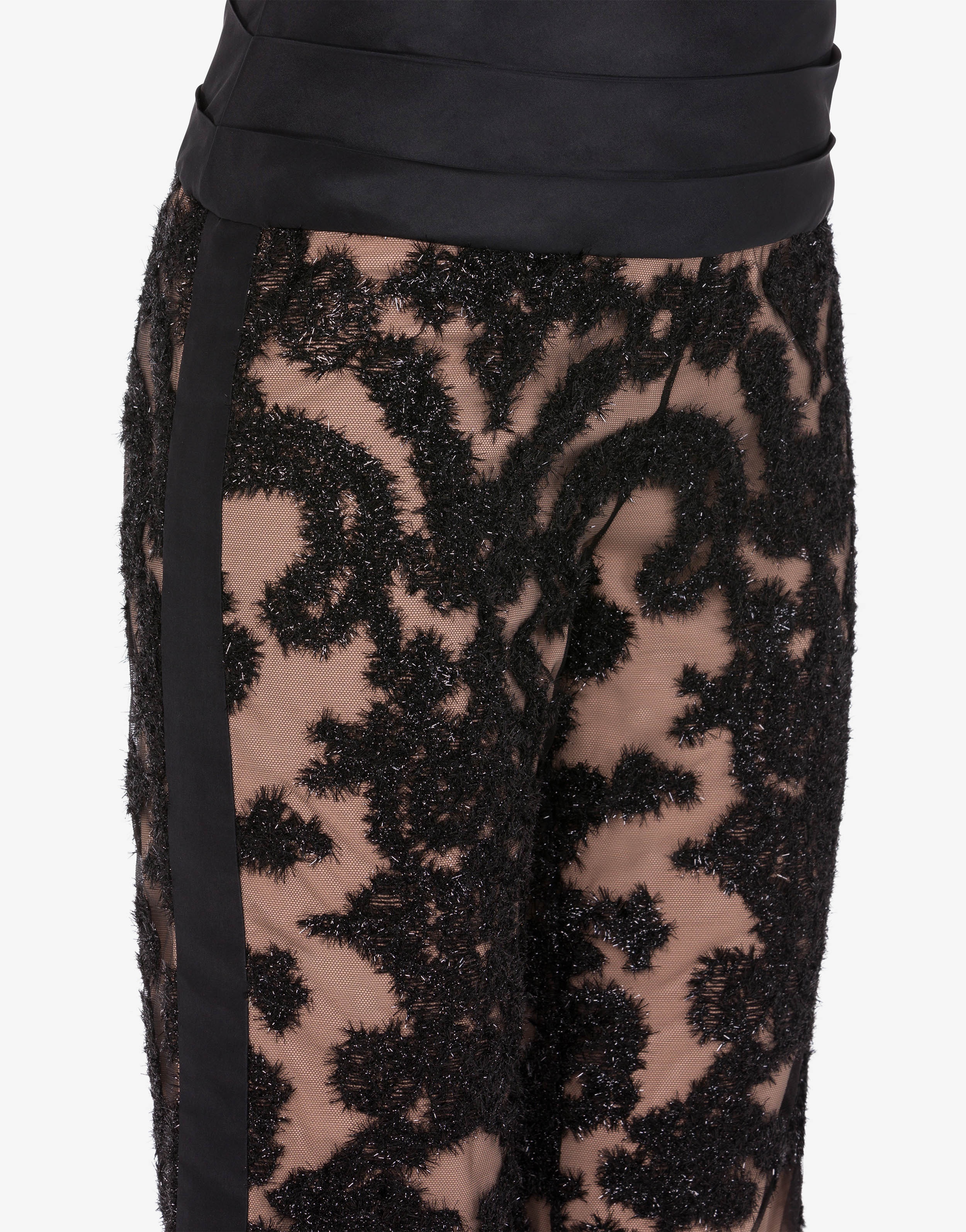 EMBROIDERED LACE TROUSERS - 4
