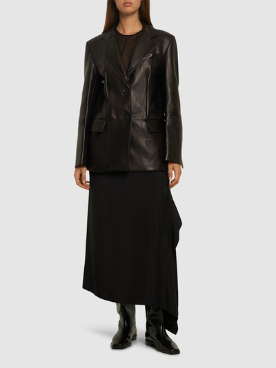 Proenza Schouler Hayes leather blazer outlook