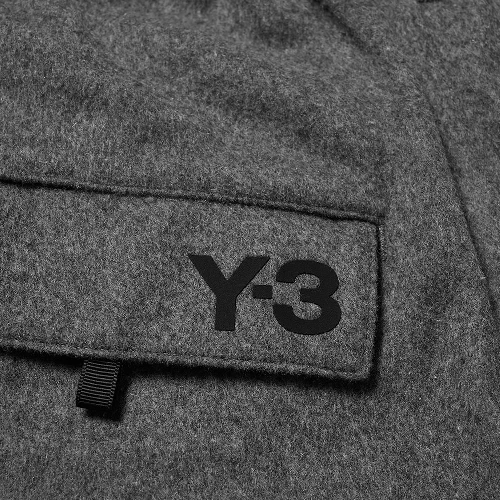 Y-3 Wool Flannel Cargo Pant - 3