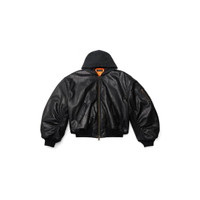 ［大人気！］BALENCIAGA ドレープ Bomber 831515TRO061000 Women's Draped Bomber in Black | Balenciaga US