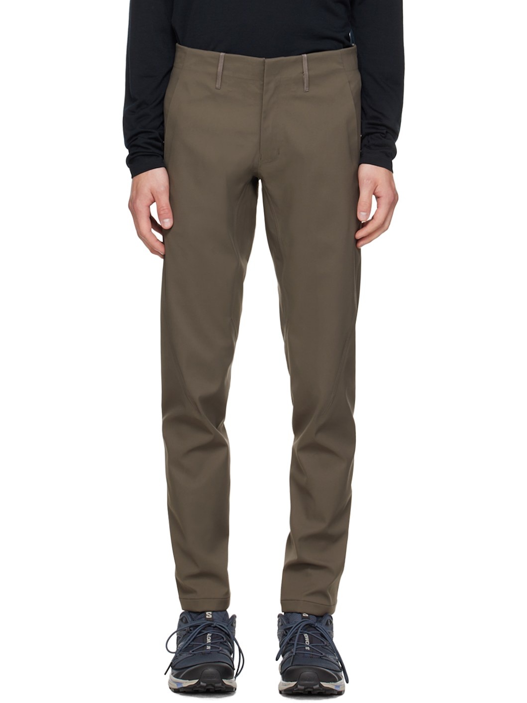 Khaki Indisce Trousers - 1