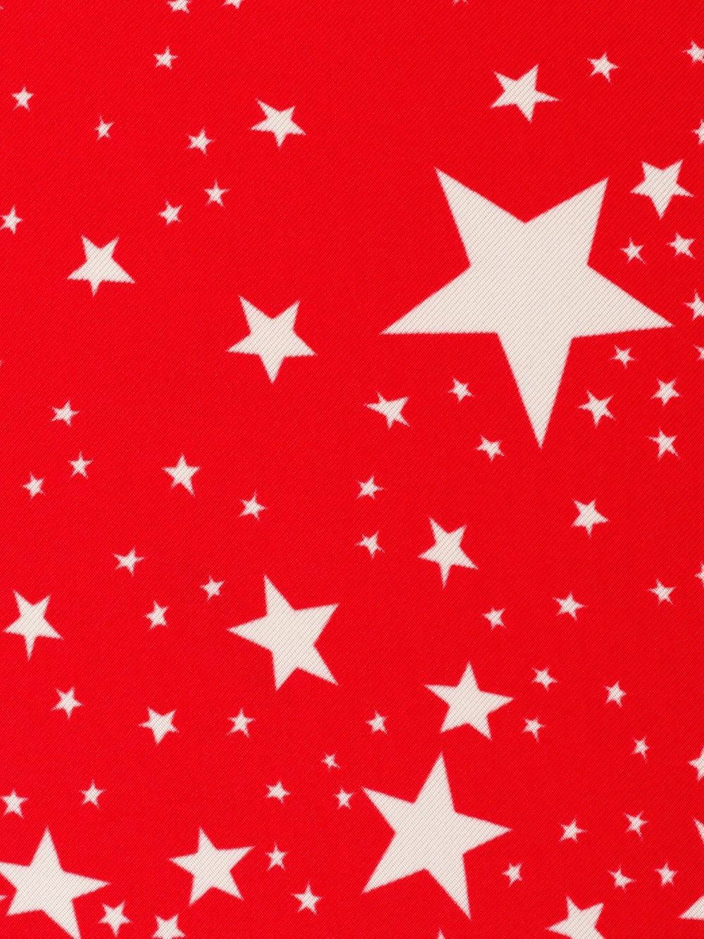 star print silk scarf - 3