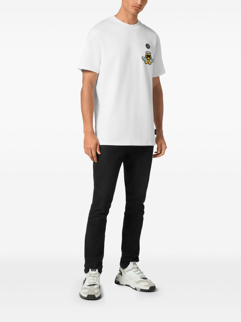 PHILIPP PLEIN smile-patch T-shirt outlook