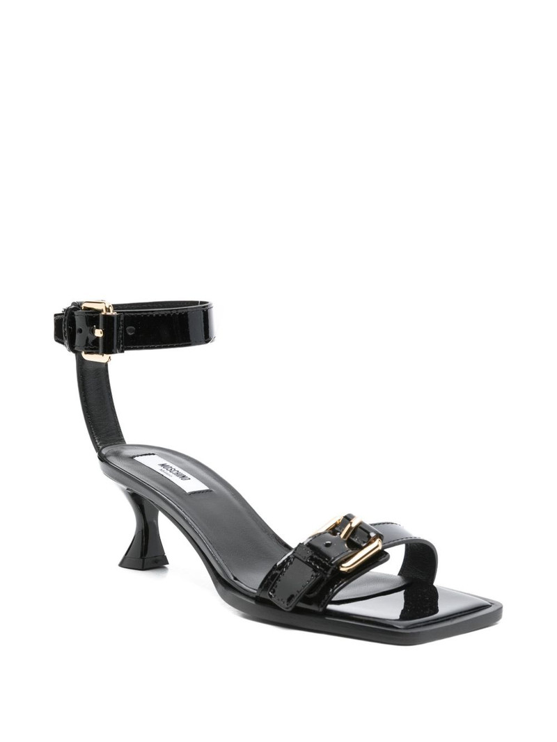 Moschino 60mm buckle-embellished sandals outlook