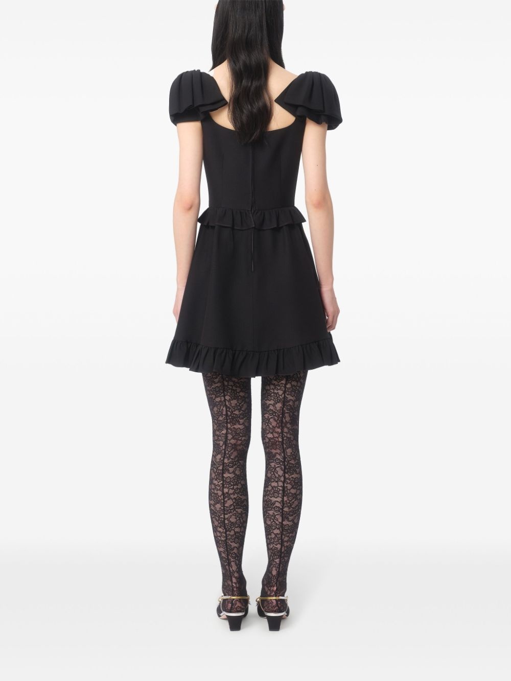 crepe couture mini dress - 5