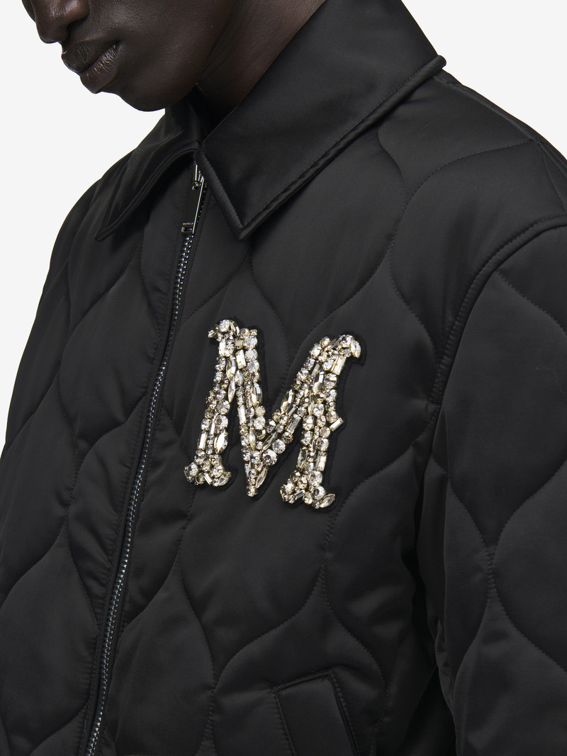 Crystal Logo Quilted Jacket 6