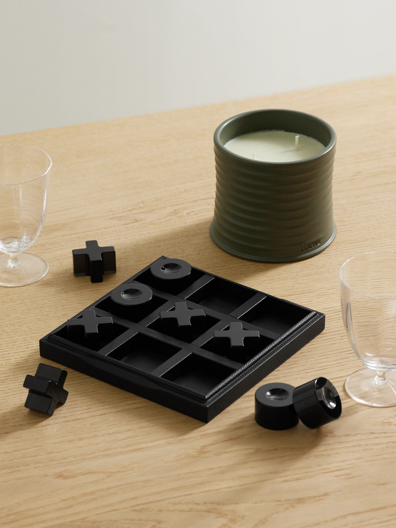 Smythson Textured-leather Noughts And Crosses Set outlook