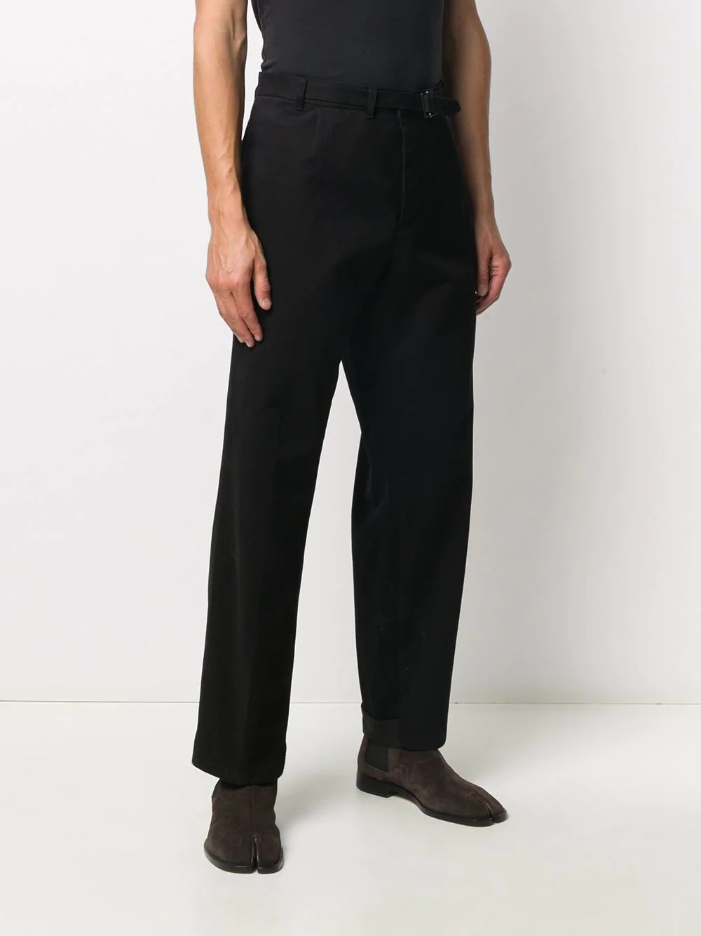 straight-leg tailored trousers - 3