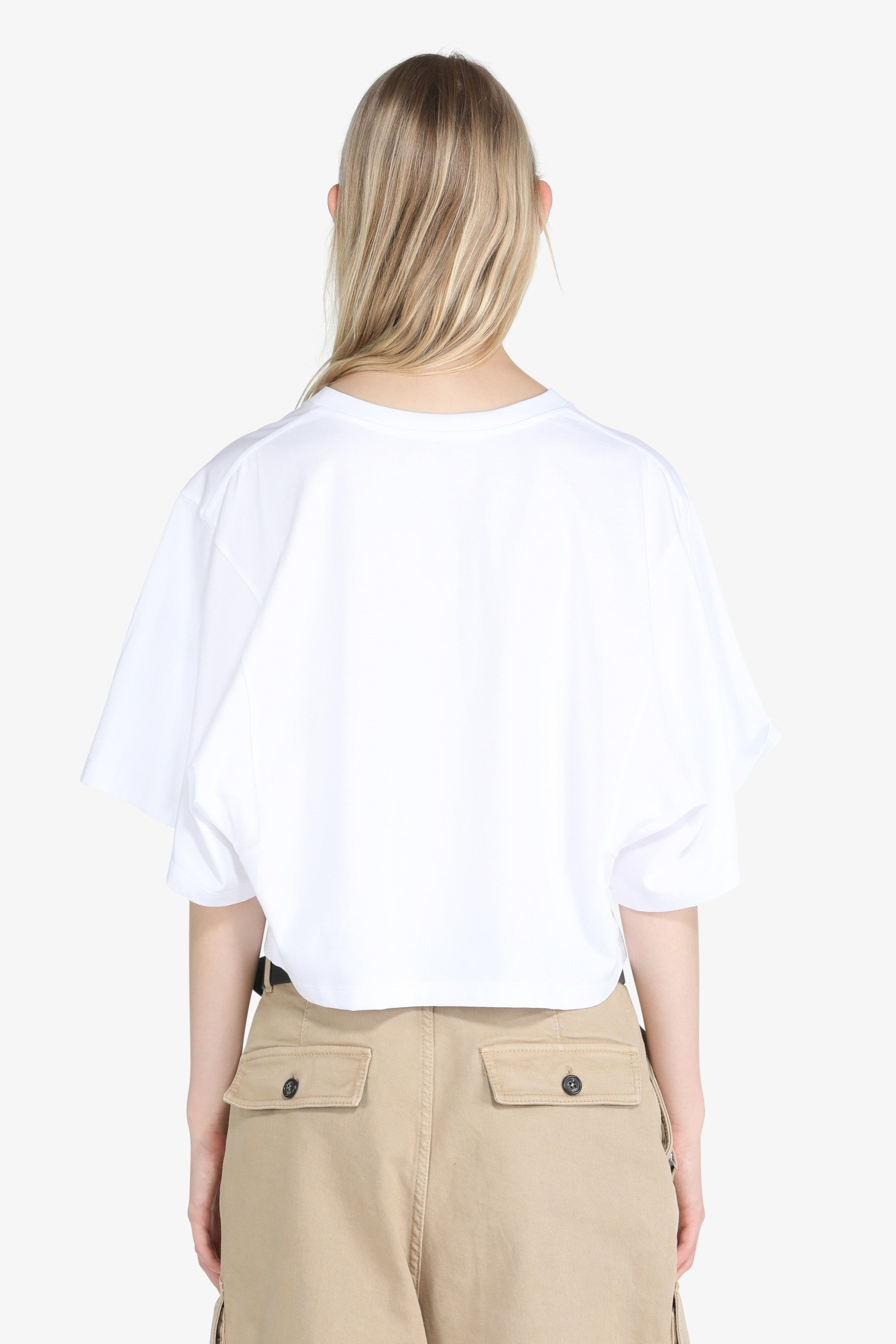 LOGO-PRINT CROPPED T-SHIRT - 2