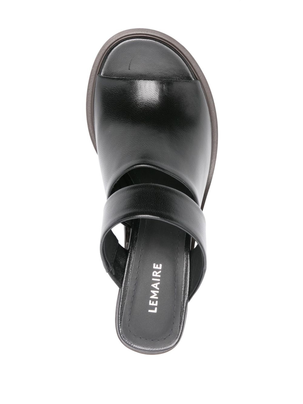 55mm leather mules - 4