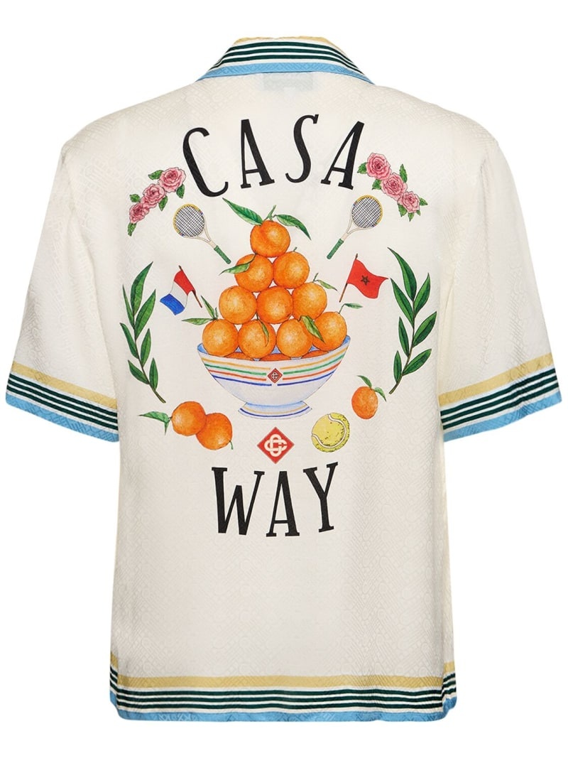 Casa Way printed silk shirt - 5