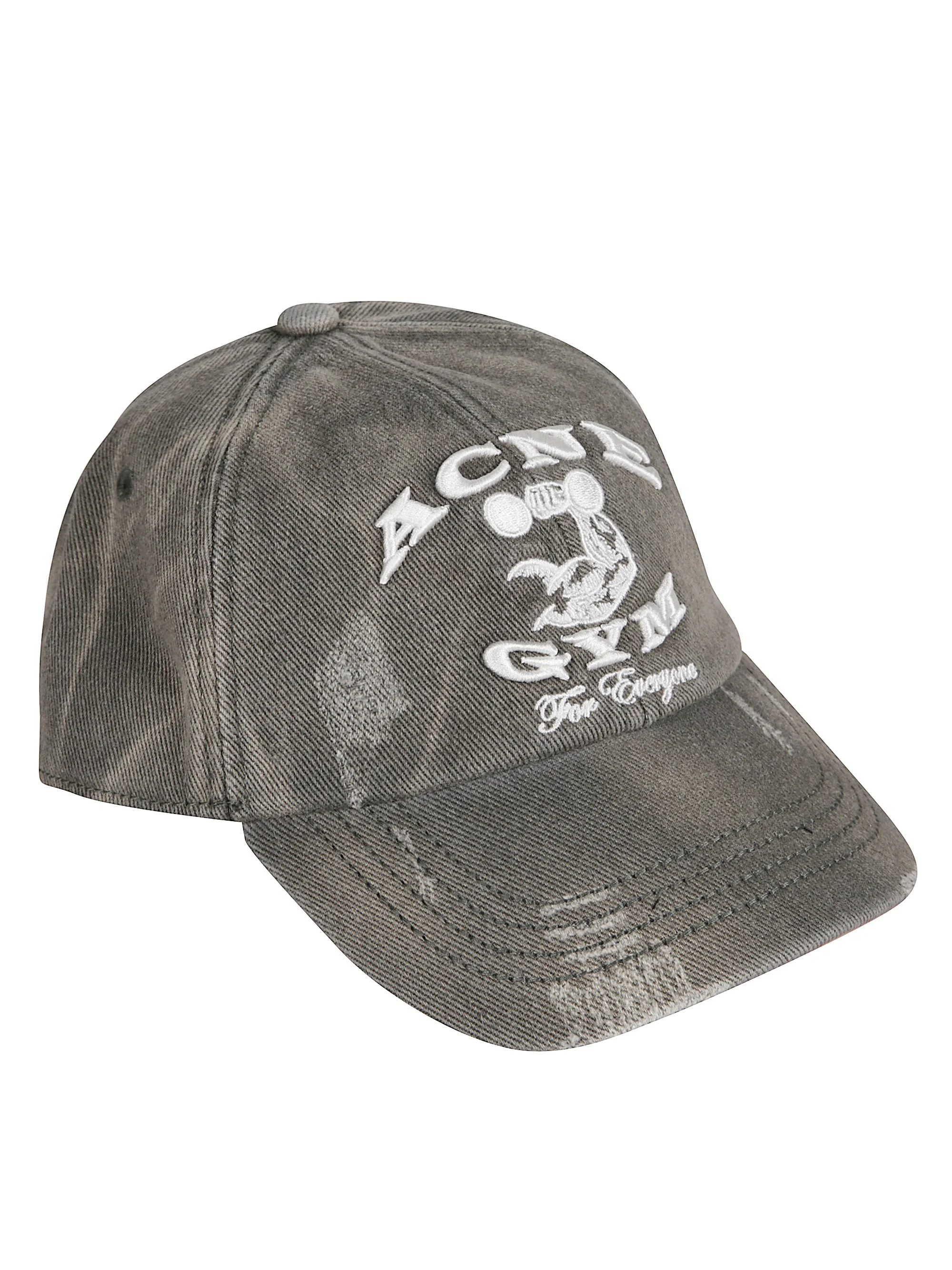 Acne Studios Men Visor Hat With Print - 1