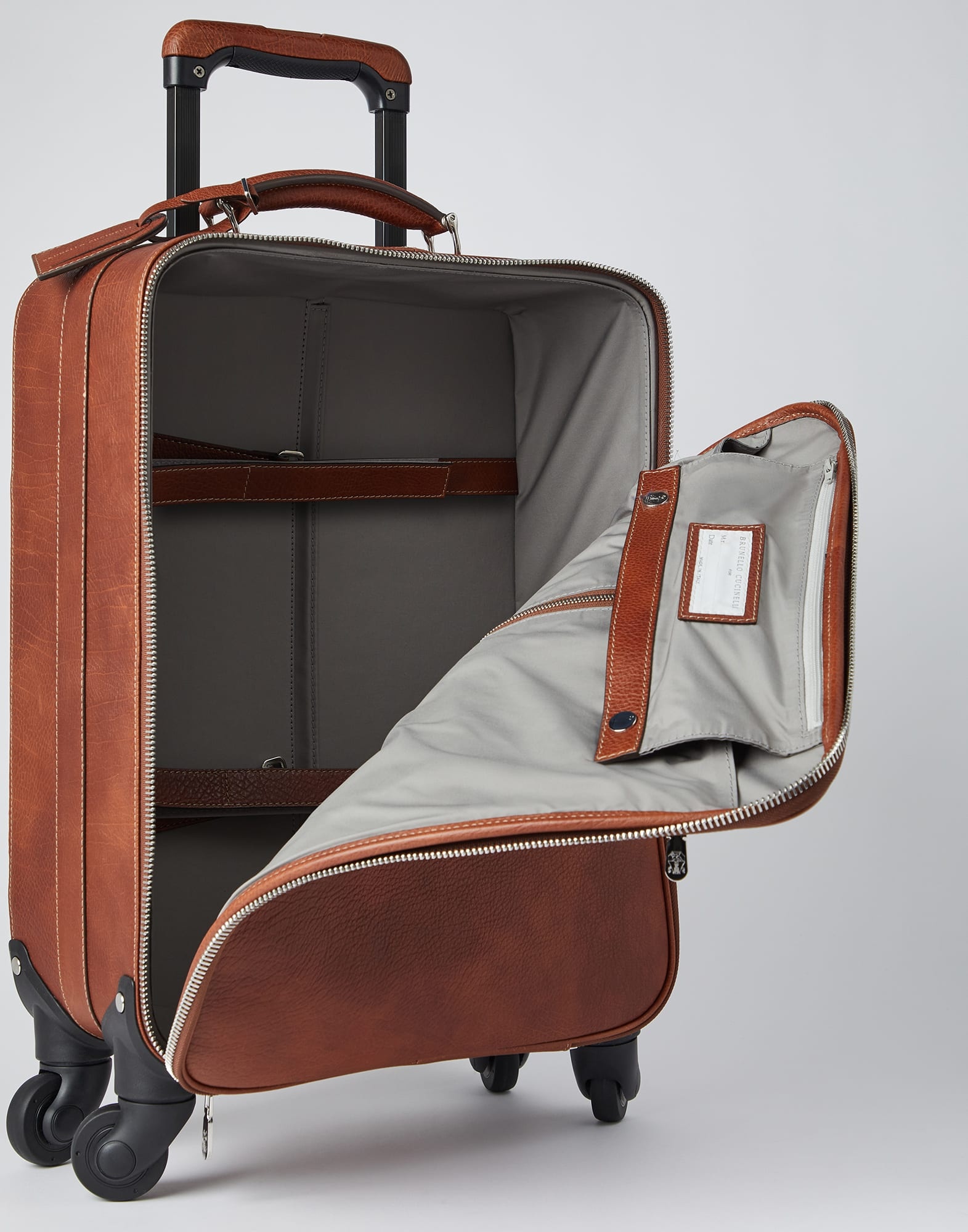 Grained calfskin suitcase - 5