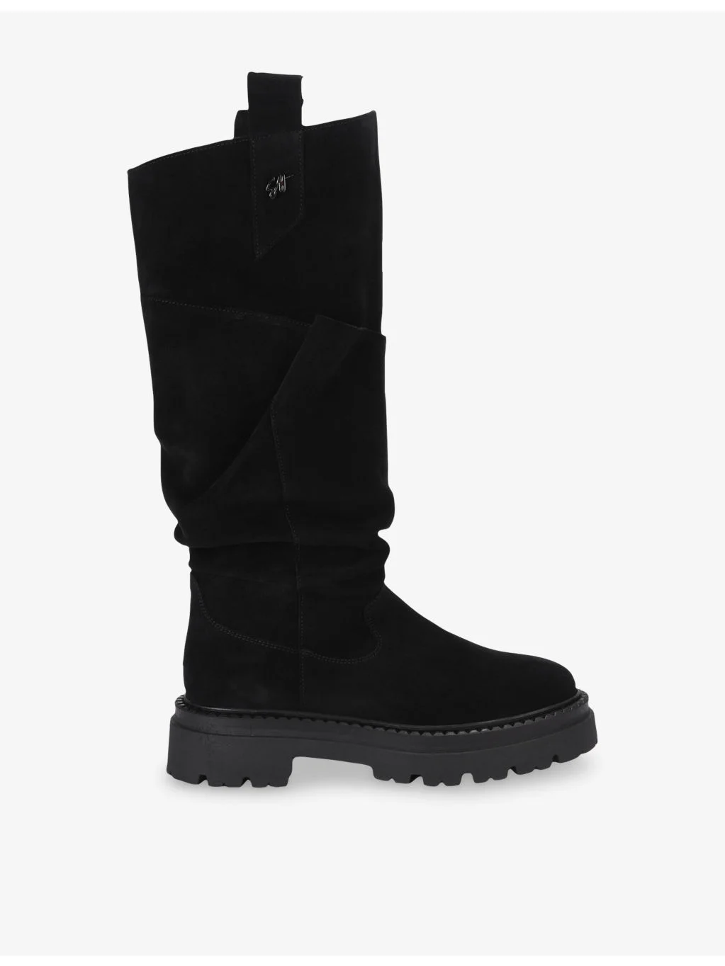 Kiona High-Leg Flat Suede Boots - 1