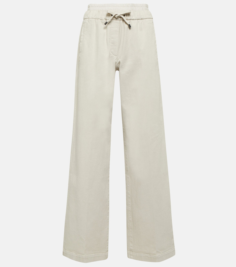 High-rise wide-leg jeans 1