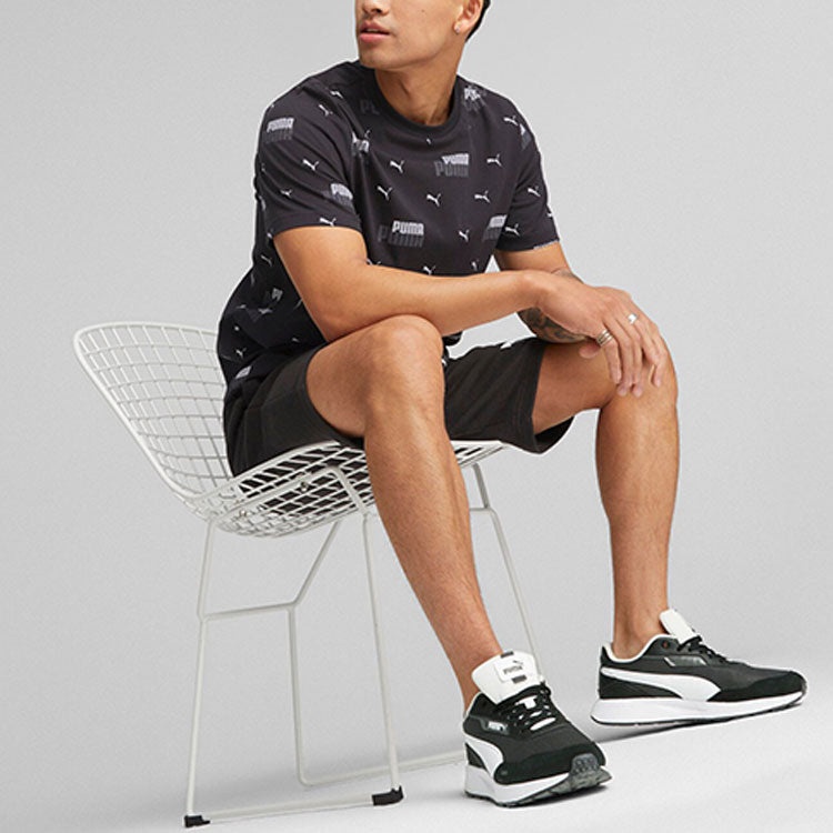 PUMA Essentials Logo Power Printed Tee 'Black' 675681-01 - 3