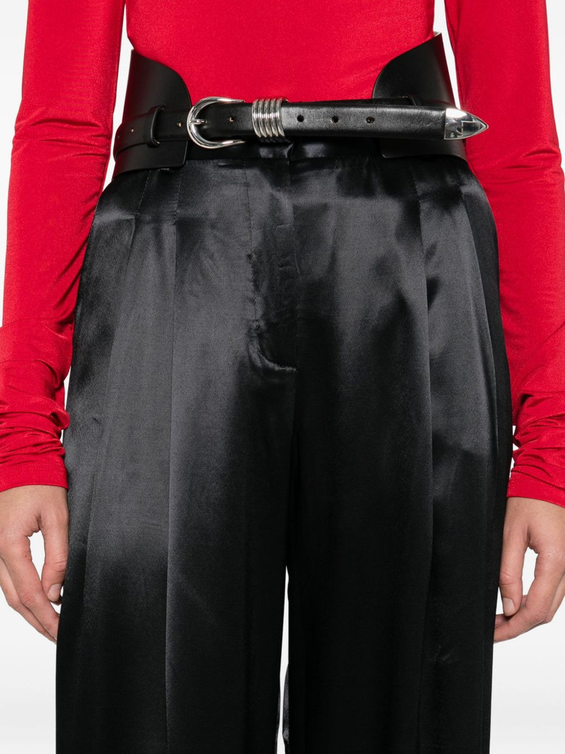 pleat-detail trousers 5
