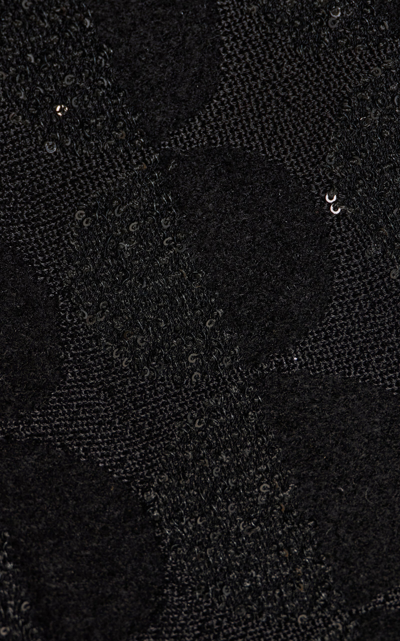 Oscar de la Renta Stretch-Cotton Jacquard Dress black outlook