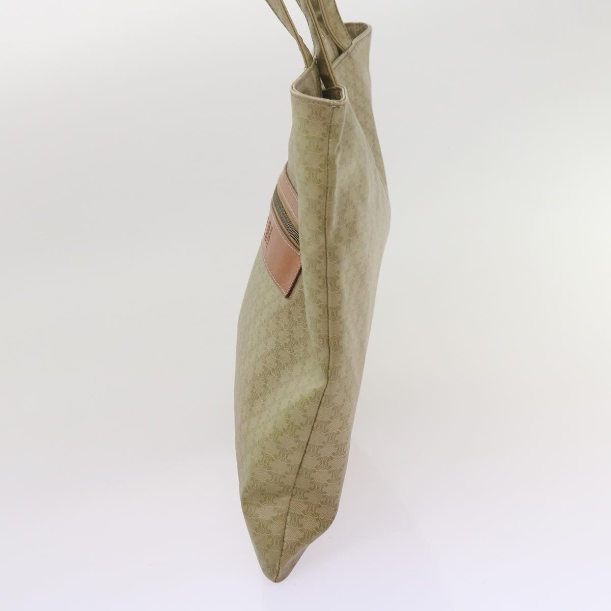 CELINE Macadam Canvas Tote Bag Beige - 5