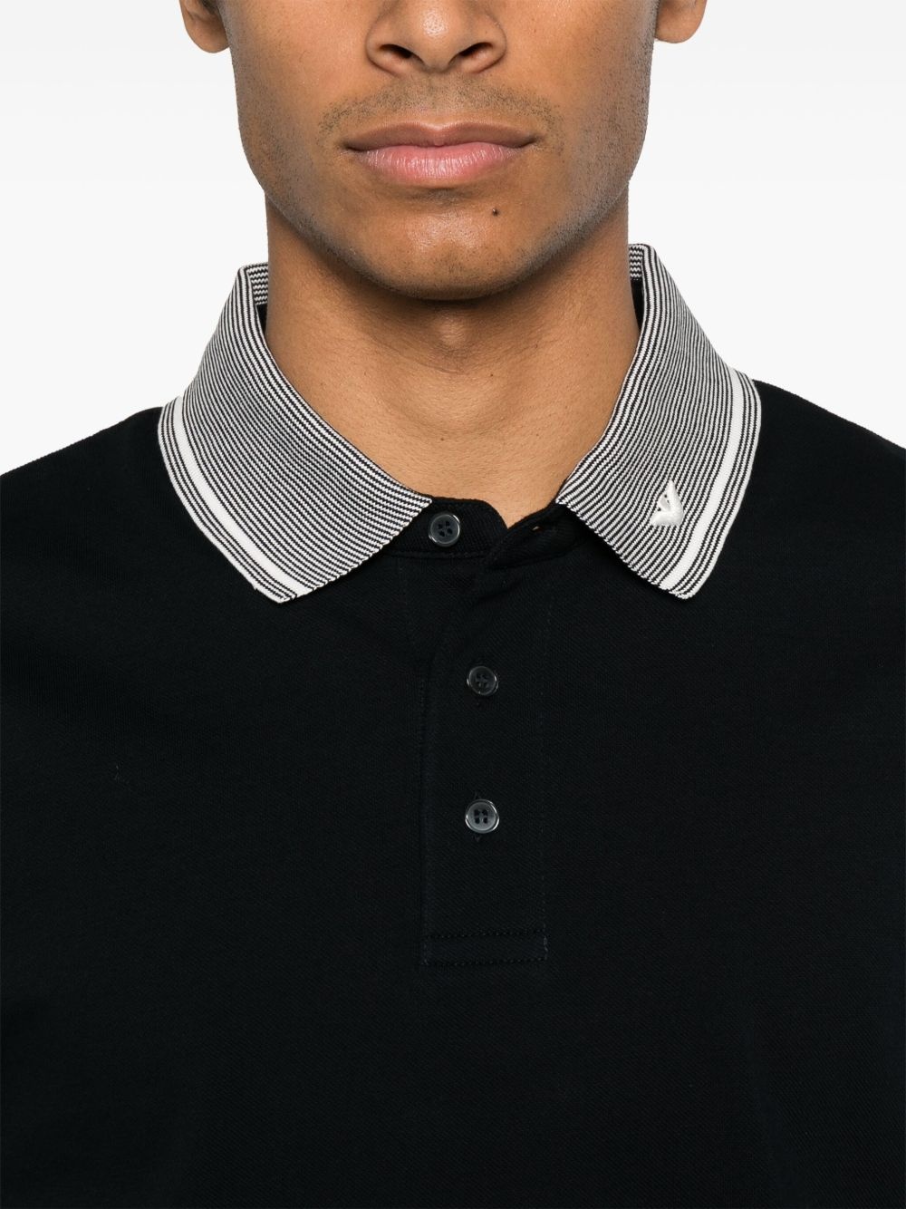 logo-detailed polo shirt - 4