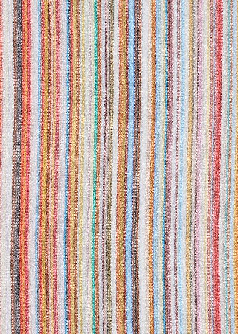 'Signature Stripe' Cotton Pocket Square 3