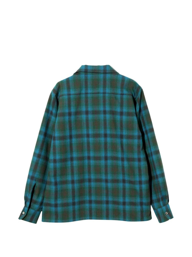 NEEDLES plaid pocket shirt outlook
