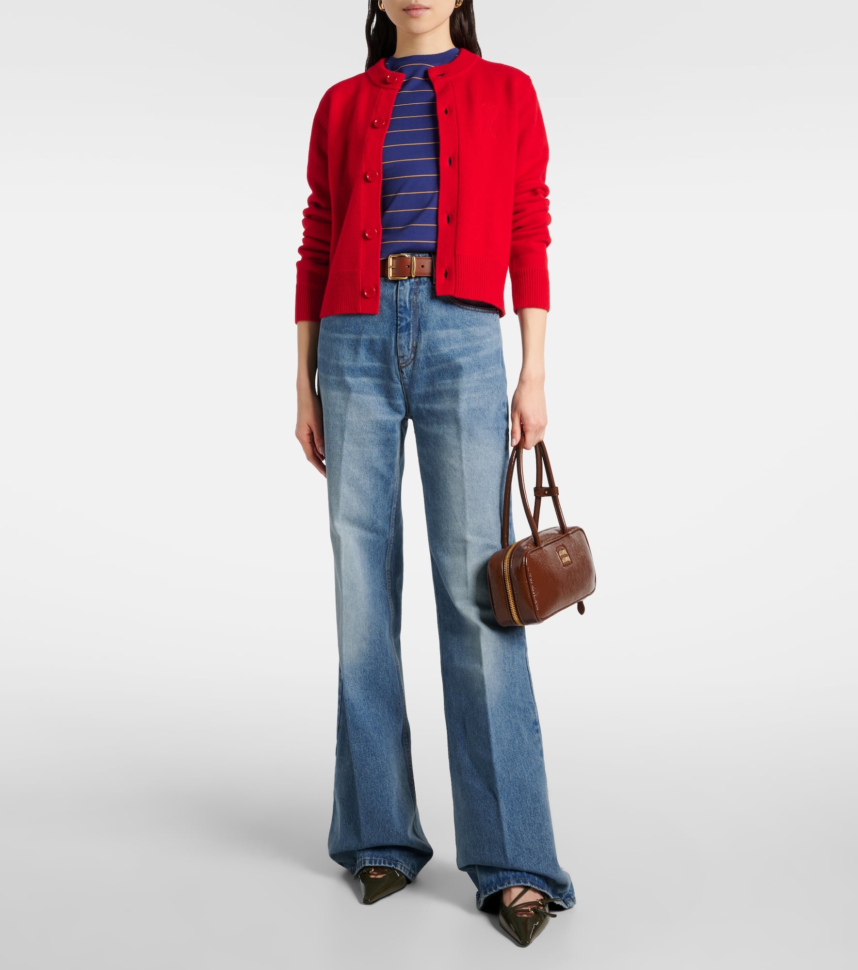 High-rise flared jeans - 2