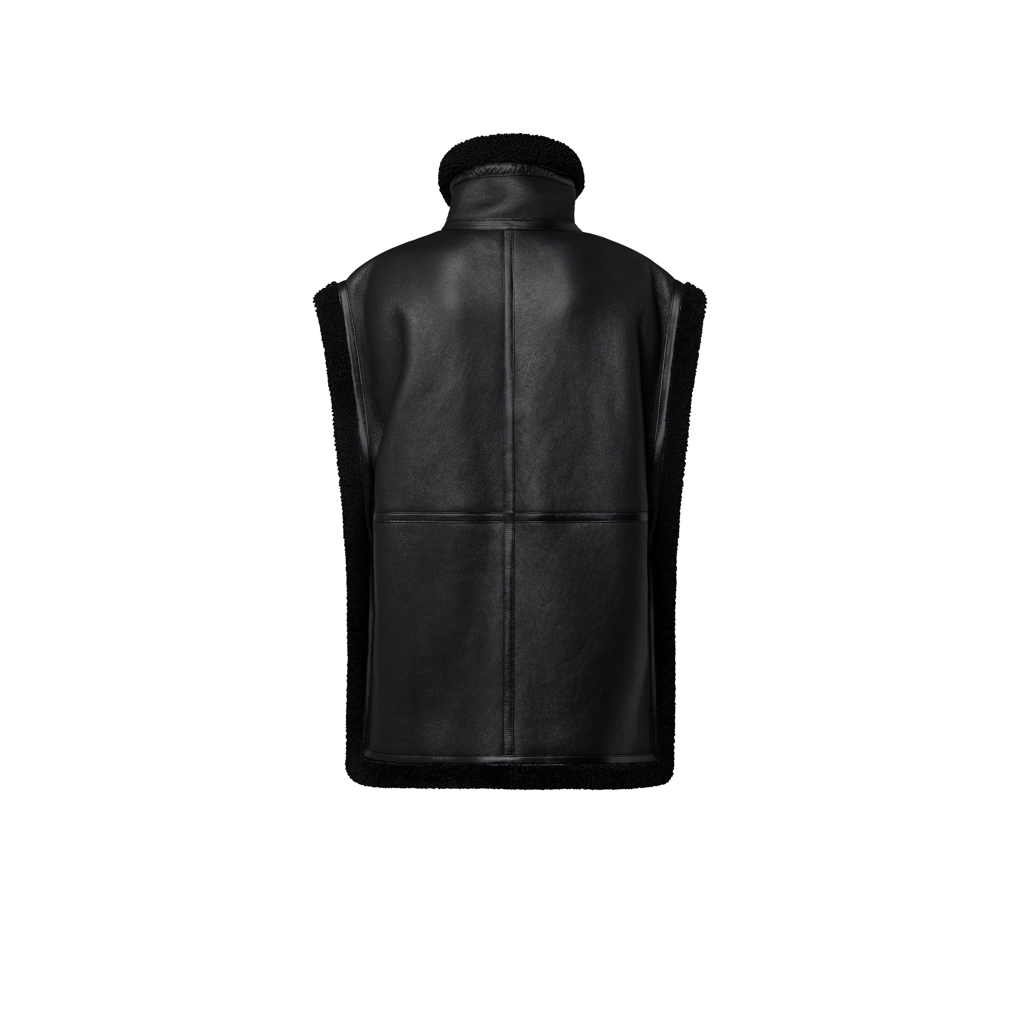 Shearling Leather Gilet - 3
