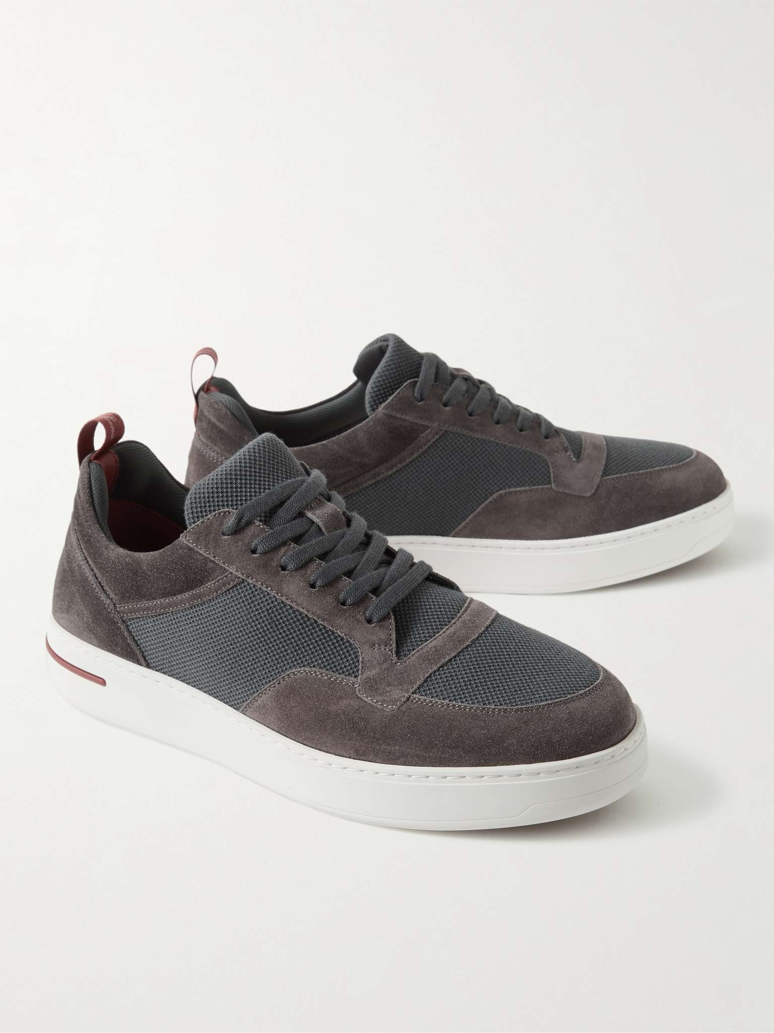 Newport Walk Suede and Mesh Sneakers - 4