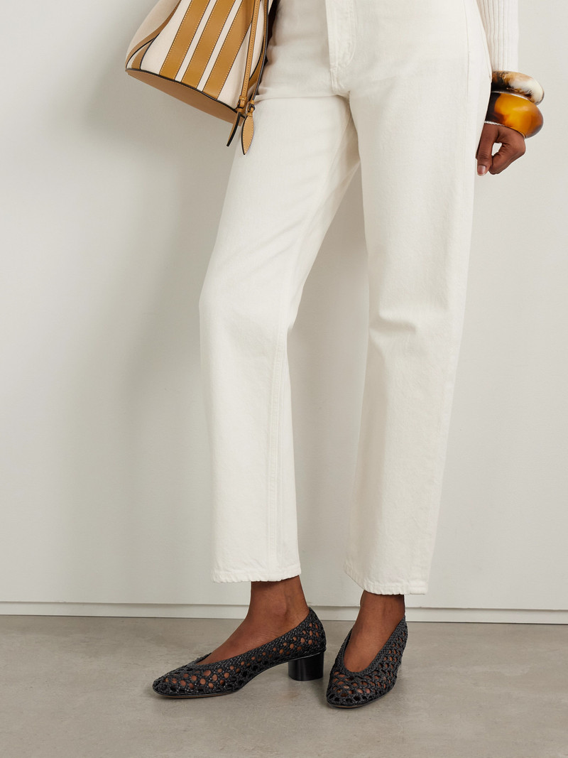 LE MONDE BÉRYL Woven Leather Pumps outlook