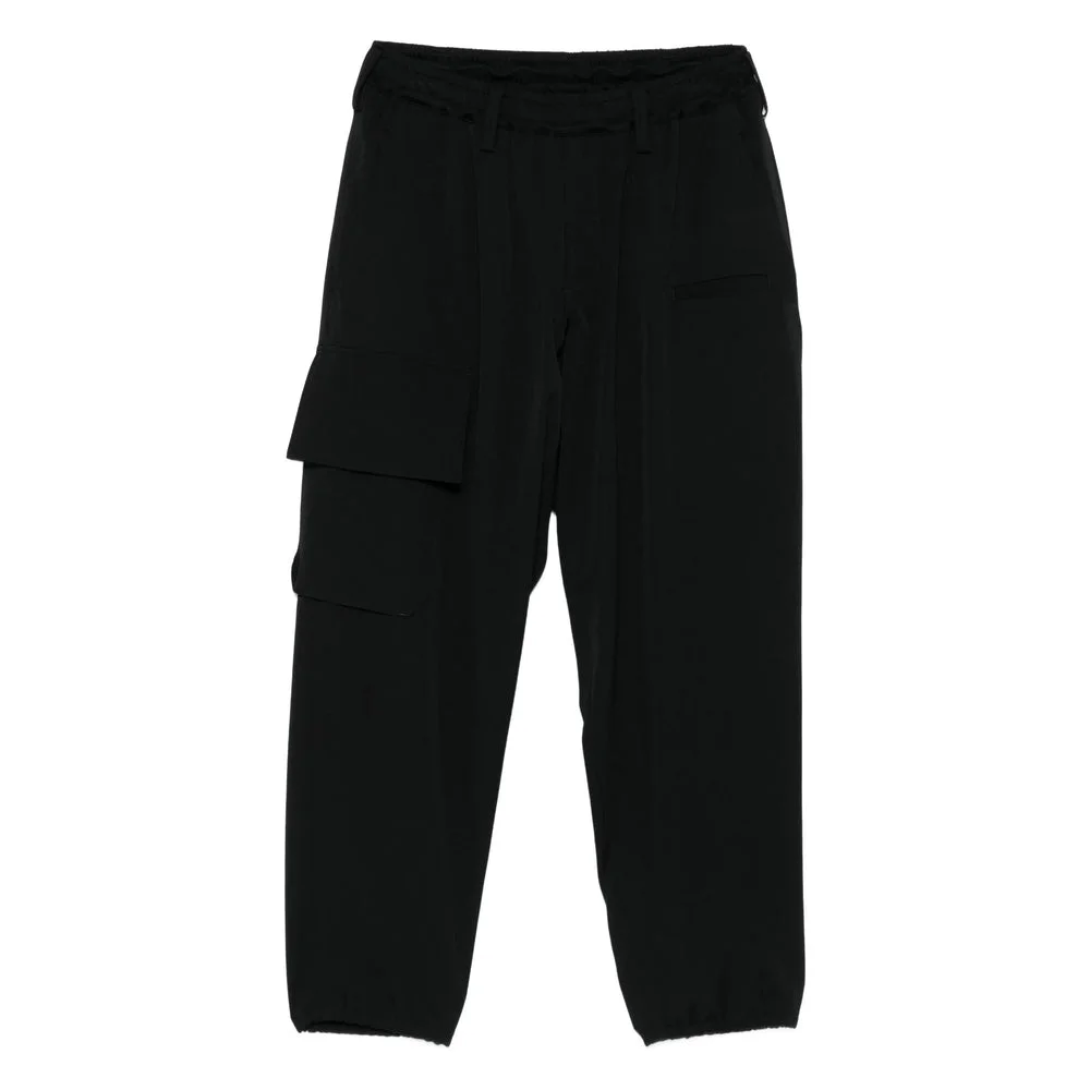 Yohji Yamamoto Black Trousers - Regular & Straight-Leg Trousers Men - 1