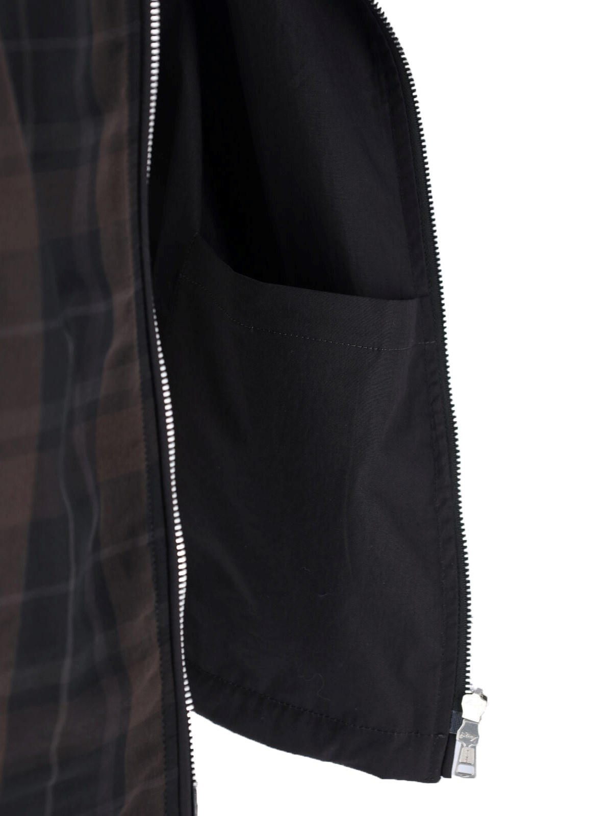 CHECK ZIP SWEATSHIRT - 5