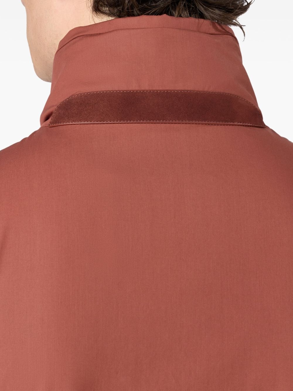 zip-front cotton jacket - 5