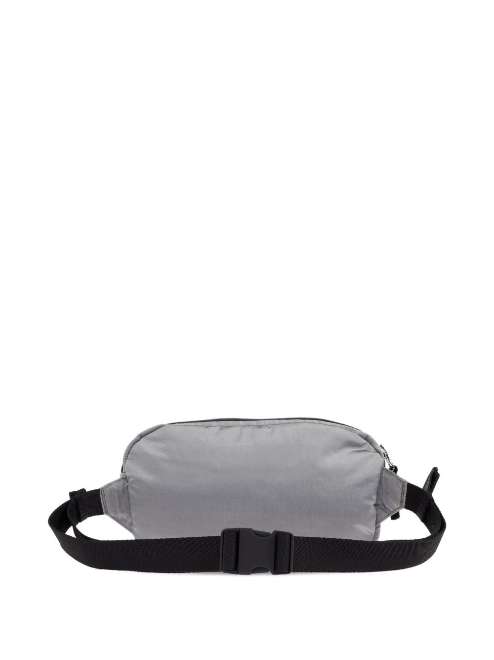 zip-fastening logo-patch belt bag - 2