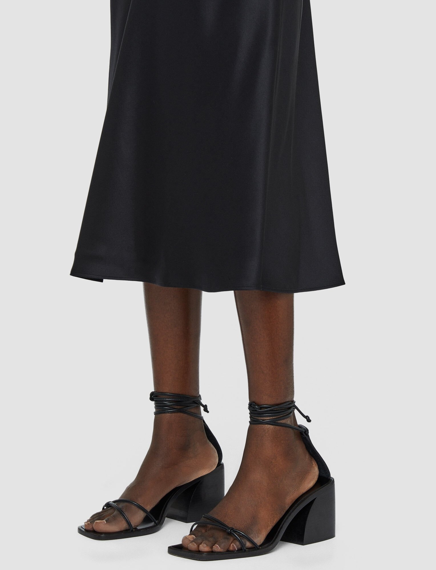 Clea Silk Satin Dress - 5