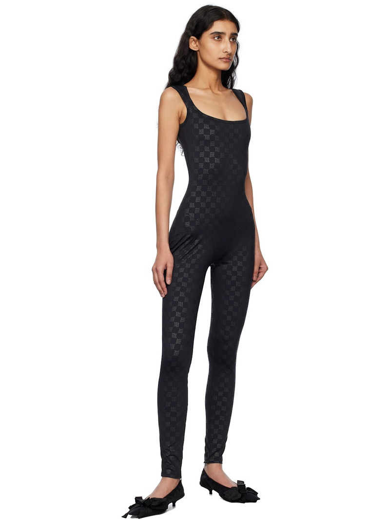 MISBHV Black Monogram Jumpsuit outlook