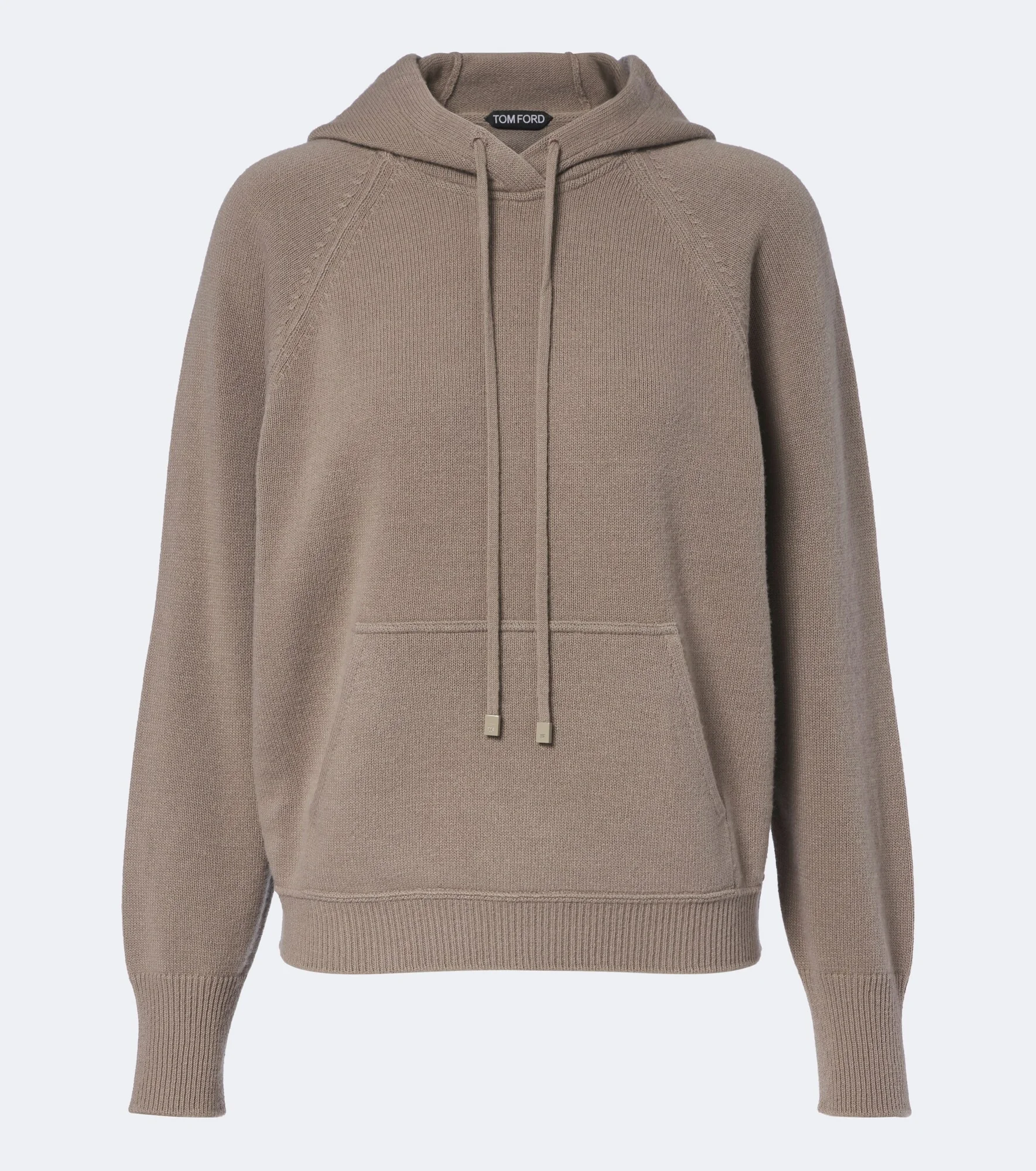 Wool and cashmere hoodie - 1