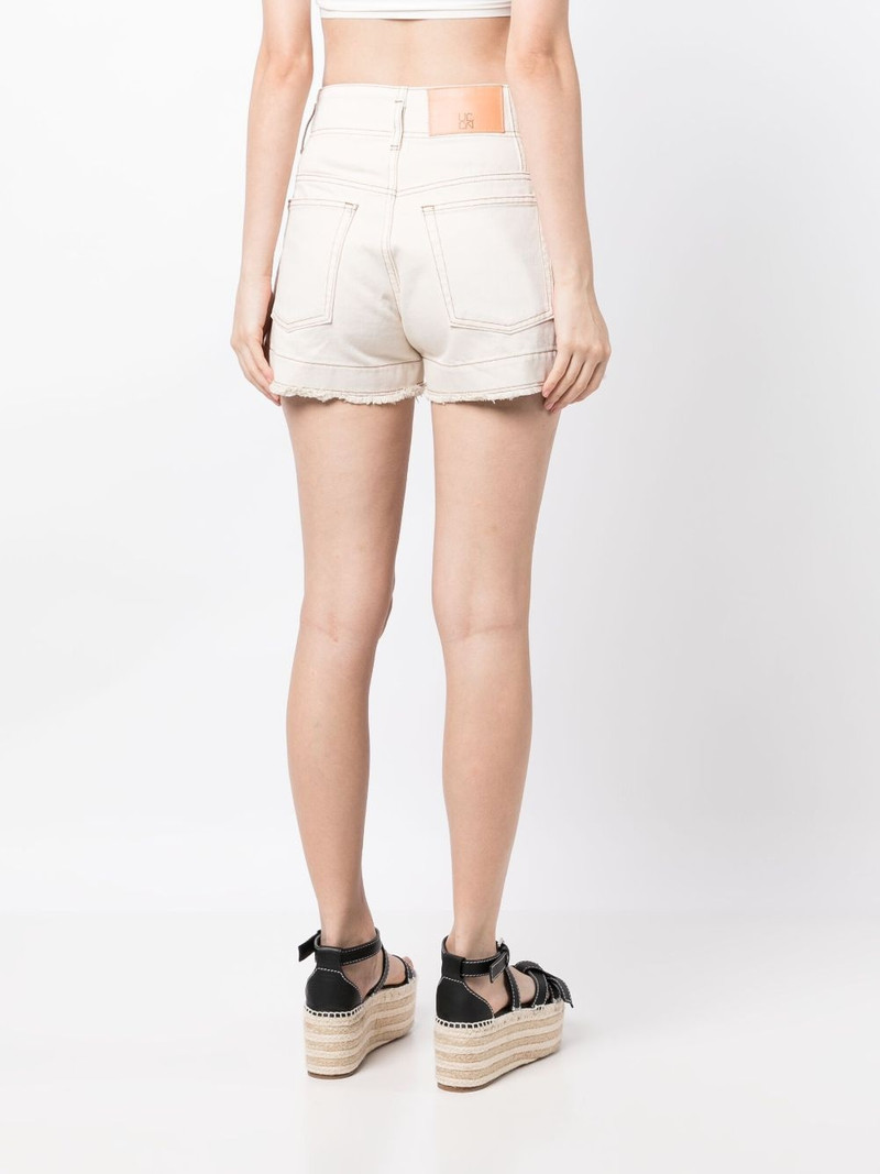 wide-leg high-waisted shorts 4