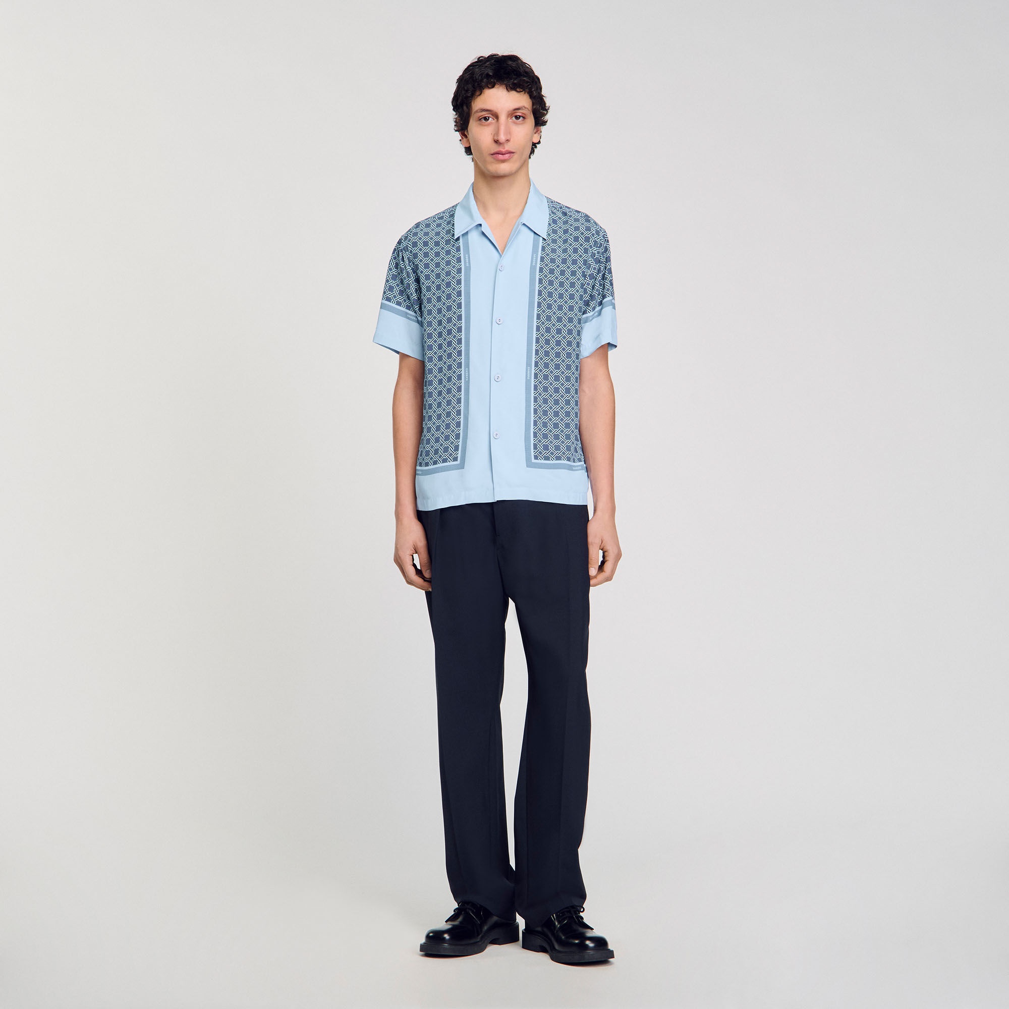 SHORT-SLEEVED PATTERNED SHIRT - 2