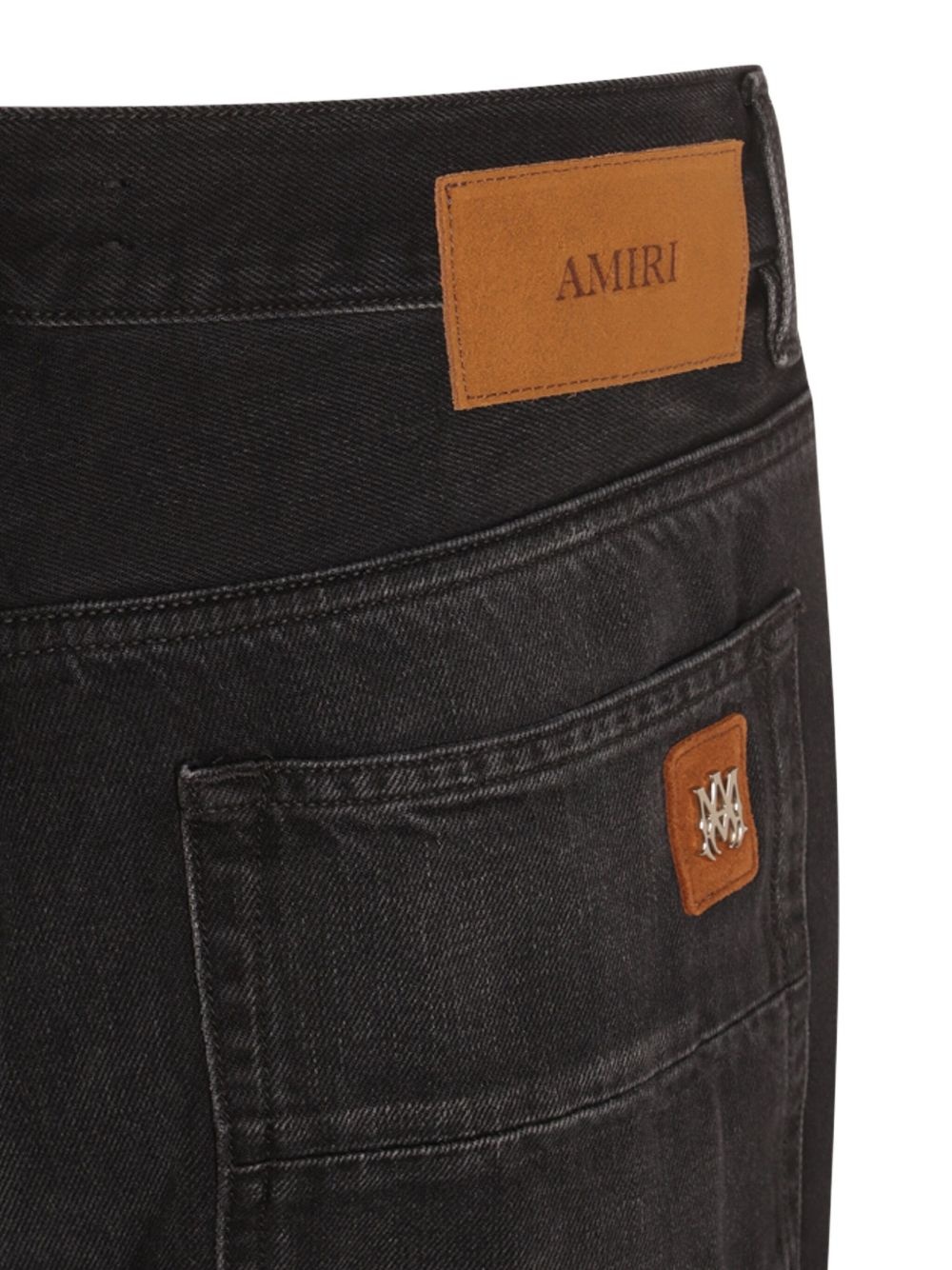 whiskering-effect jeans - 4