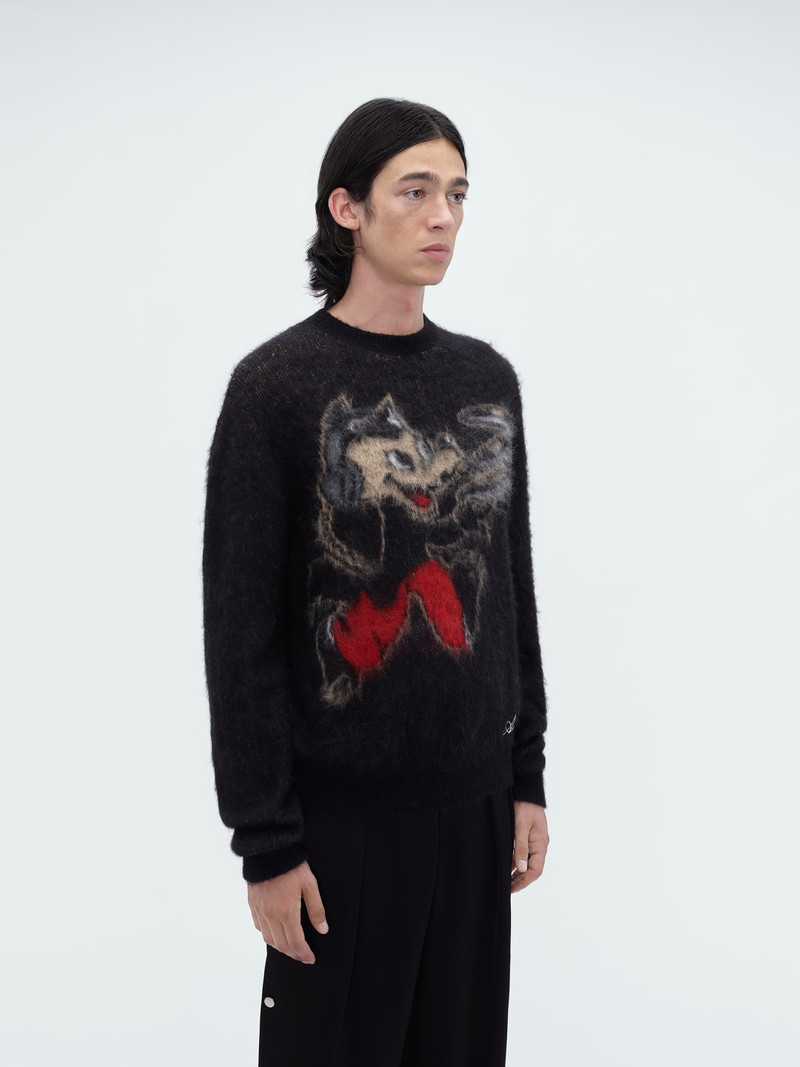 AMIRI MOHAIR RECORD WOLF CREW outlook
