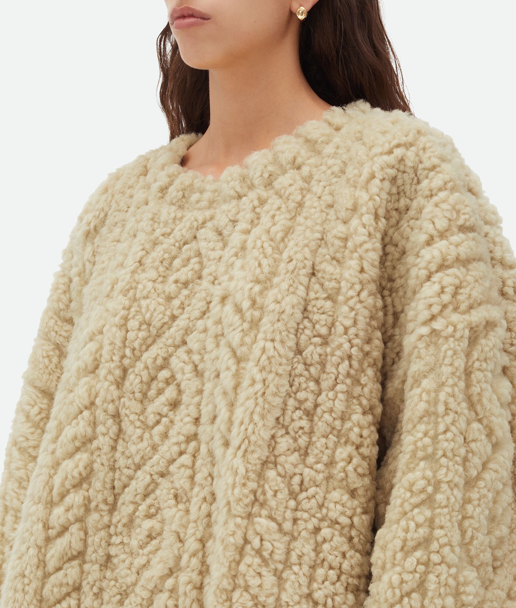 Needlepunch Shearling Jumper - 4