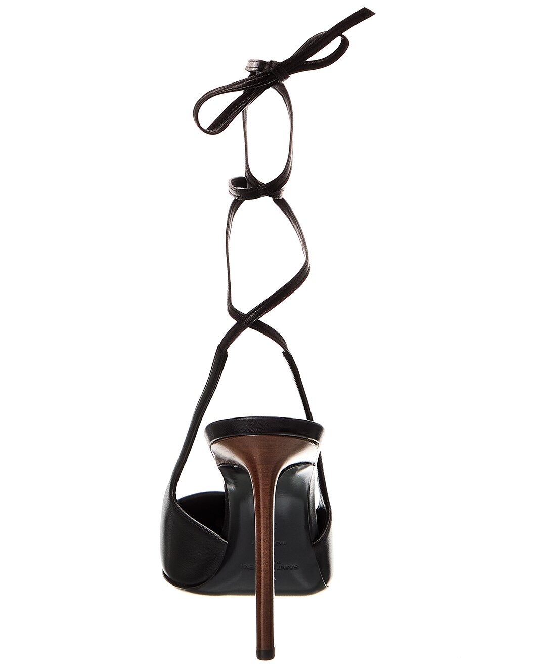 Saint Laurent Blade 105 Leather Slingback Pump - 3