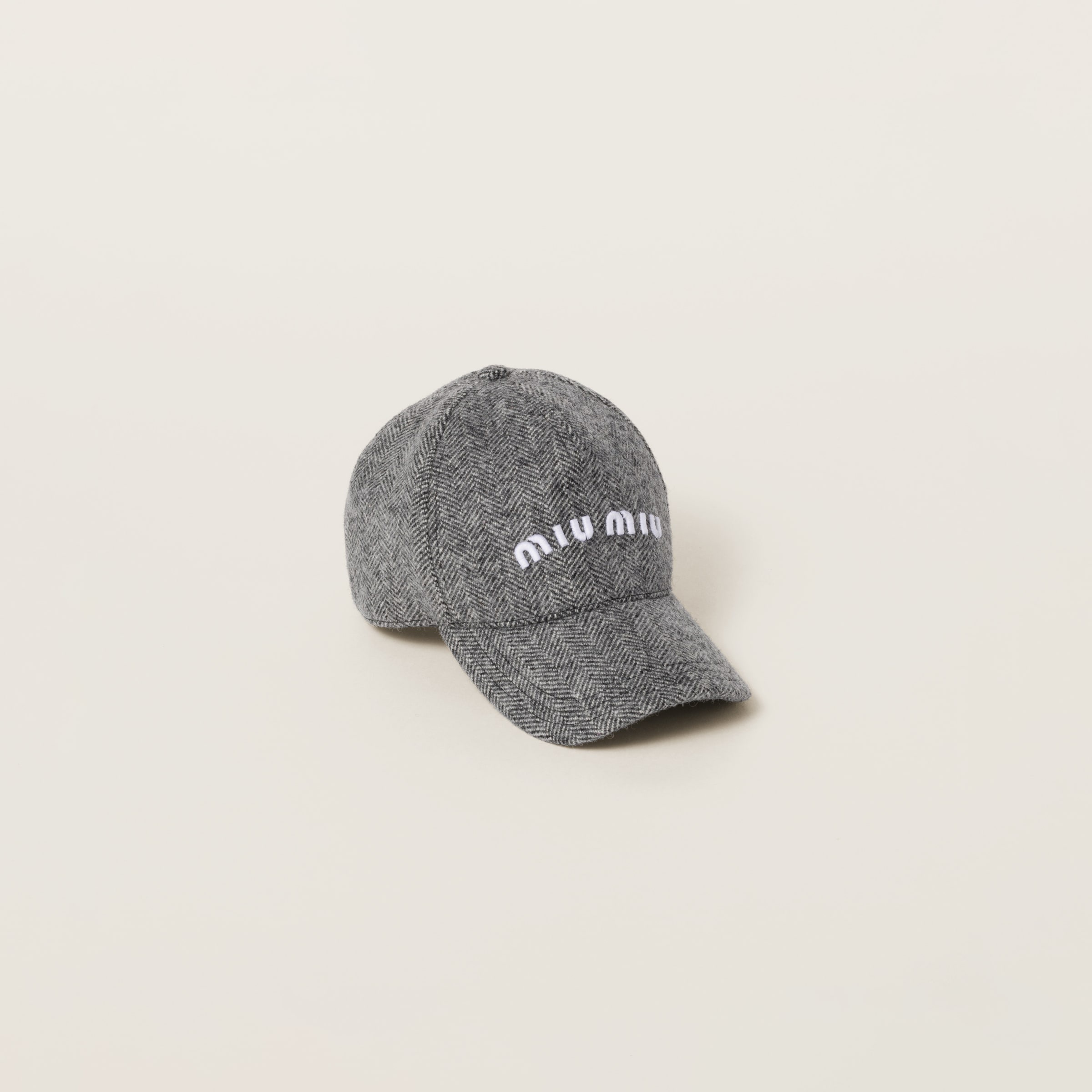 Chevron wool baseball cap - 1