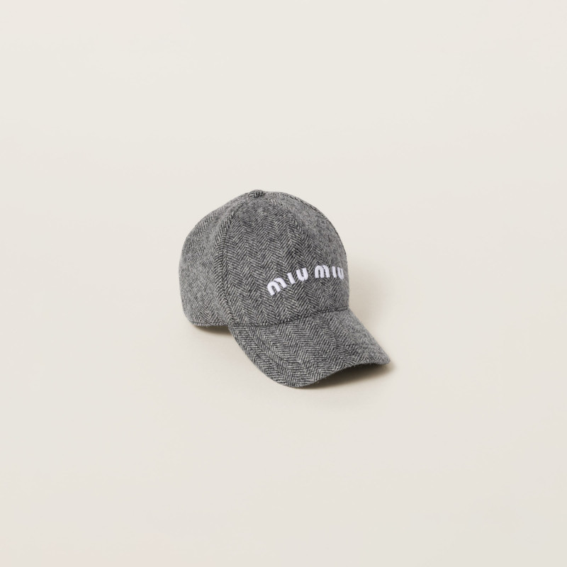 Chevron wool baseball cap 1