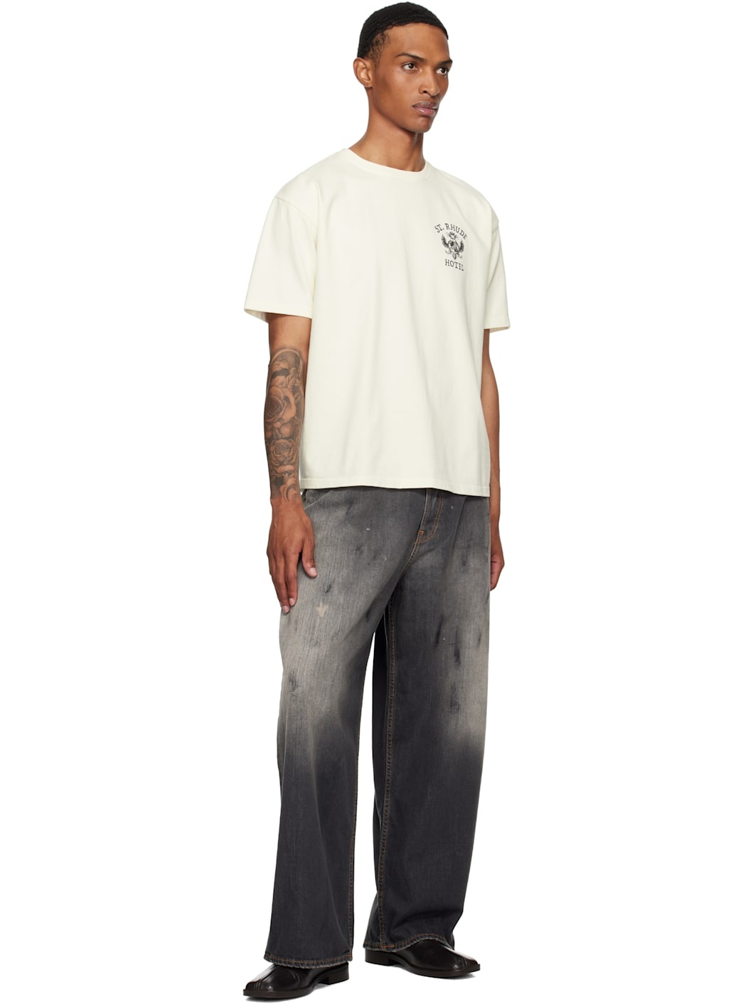 Off-White 'St Rhude' Seal T-shirt - 4