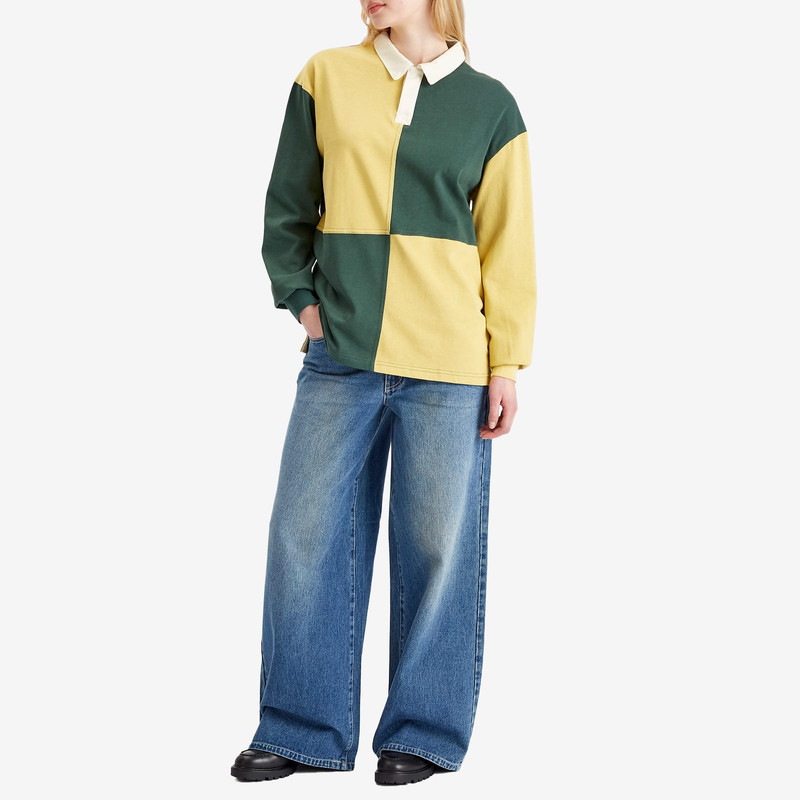 House of Sunny House Of Sunny Panelled Power Logo Rugby Shirt outlook